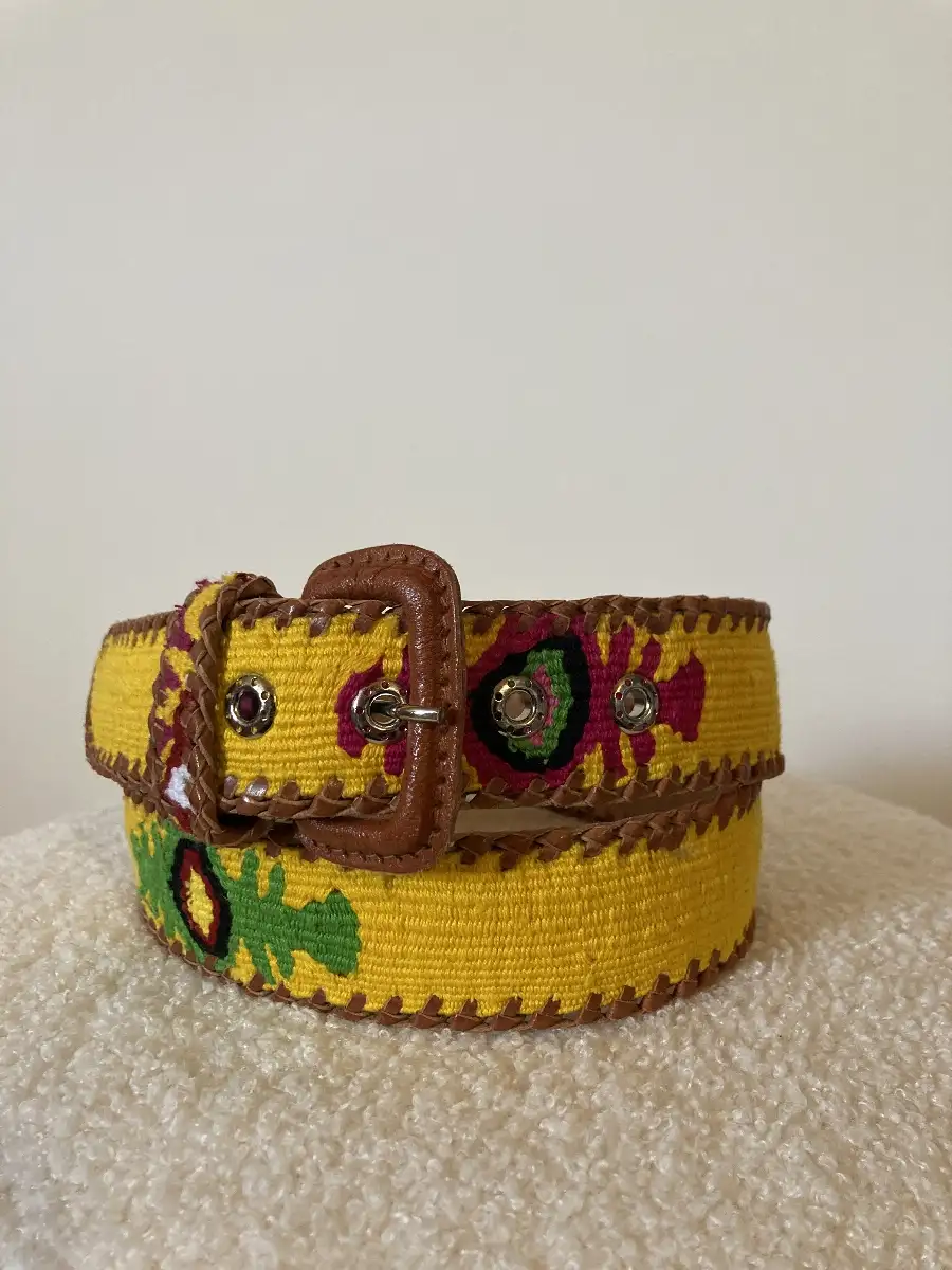 Ceinture Atitlan Jaune
